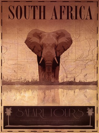 Framed South Africa Print