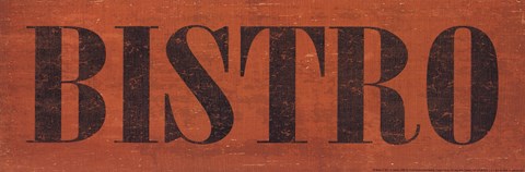 Framed Bistro III Print