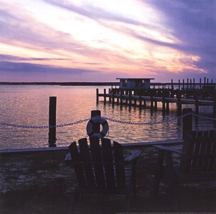Framed Dockside Park I Print