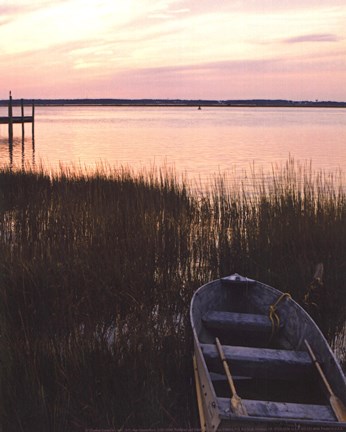 Framed Channel Sunset IV Print
