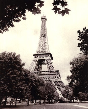 Framed Eiffel Tower I Print