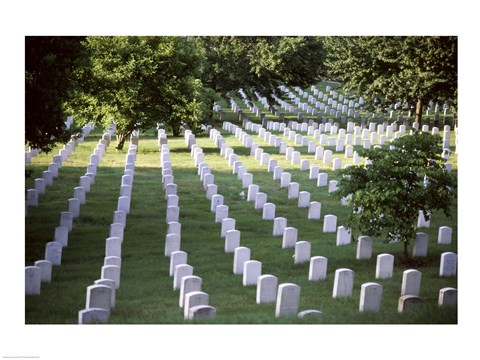 Framed Arlington National Cemetery Arlington Virginia USA Print