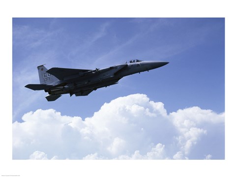 Framed U.S. Air Force F-15 Print
