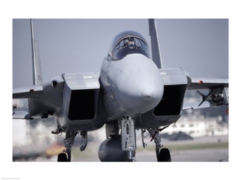 Framed US Air Force F-15 Eagle Fighter Jets Print