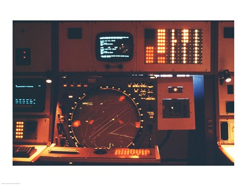 Framed Radar Console U.S. Armed Forces Print