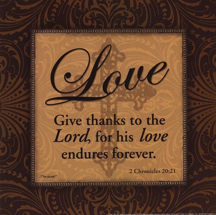 Framed Love Print