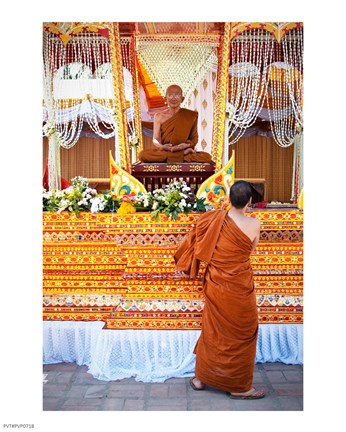 Framed Chan Kusalo Cremation Print