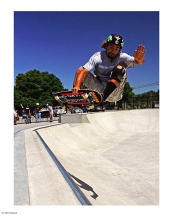 Framed Santa Cruz Skateboard Print