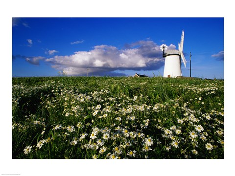 Framed Ballycopeland Windmill, Millisle, Northern Ireland Print