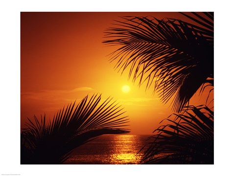 Framed Kihei Maui Hawaii USA Print