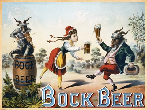 Framed Bock Beer Print