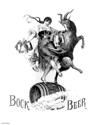 Framed Bock Beer Dance Print