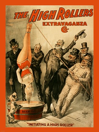 Framed High Rollers Extravaganza Print