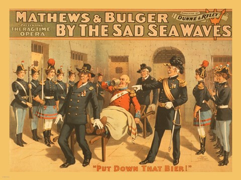 Framed Put Down That Bier Print