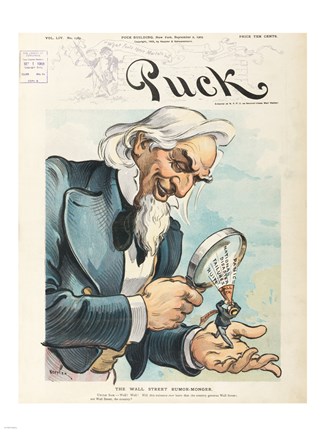 Framed Wall Street Rumor-Monger Print