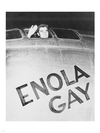 Framed Tibbets Enola Gay Print