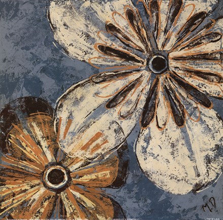Framed Berkeley&#39;s Flowers II Print