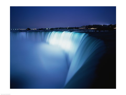 Framed Horseshoe Falls, Niagara Falls, Ontario, Canada Print