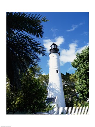 Framed Key West Lighthouse and Museum Key West Florida, USA Print