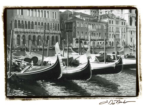 Framed Waterways of Venice X Print