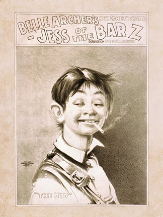 Framed Belle Archer&#39;s Comedy Drama Print