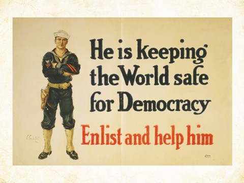 Framed Keeping the World Safe Print