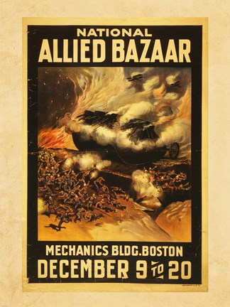 Framed National Allied Bazaar Print