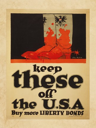 Framed Keep These Off the USA Buy More Liberty Bonds Print