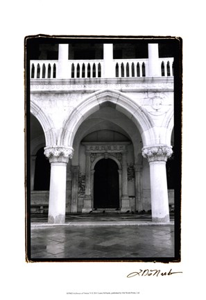 Framed Archways of Venice V Print