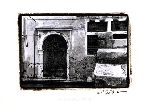 Framed Venetian Stroll II Print