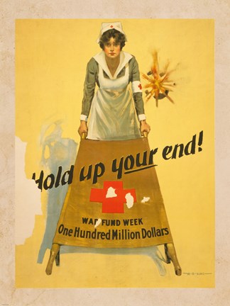 Framed Hold Up Your End! Print