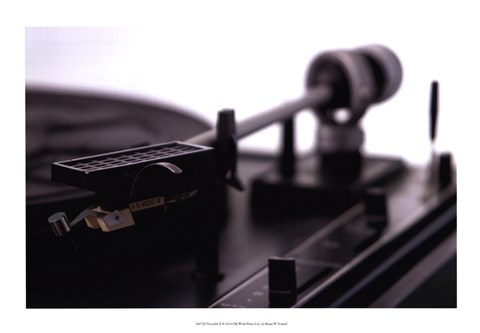 Framed Turntable II Print