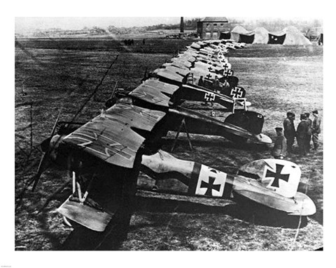 Framed Albatos D.III  Squadron Print
