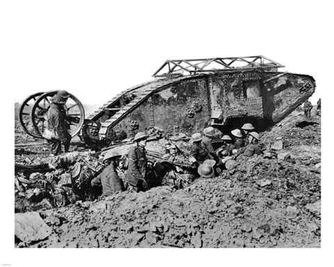 Framed British Mark I Print