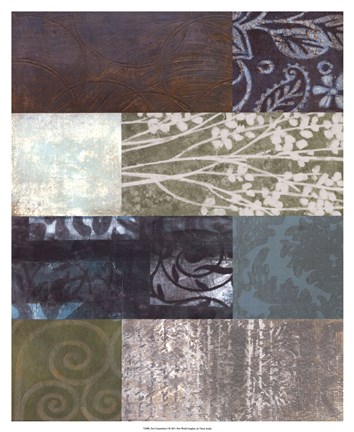 Framed Zen Composition I Print