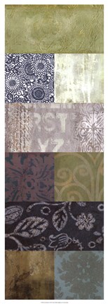 Framed Zen Panel I Print