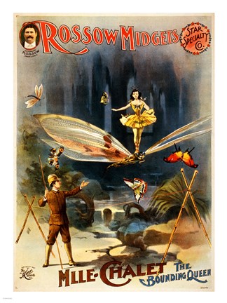 Framed Rossow Midgets, 1897 Print