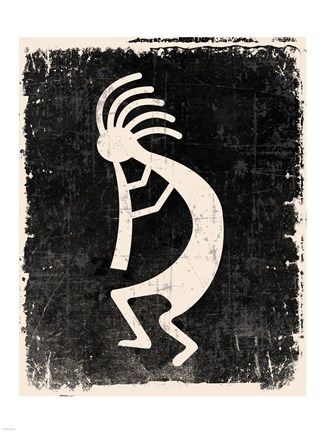 Framed Kokopelli I Print