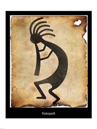Framed Kokopelli II Print