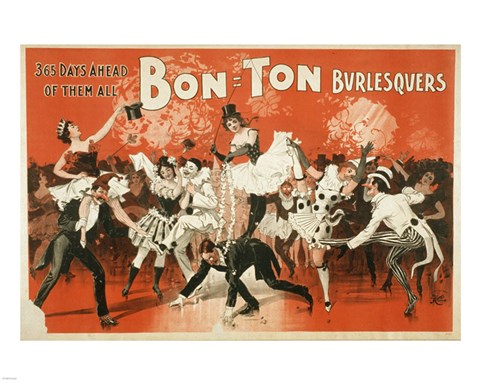 Framed Bon-Ton Burlesquers Print