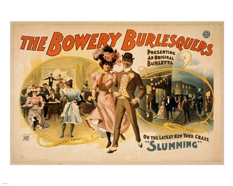 Framed Bowery Burlesquers Print