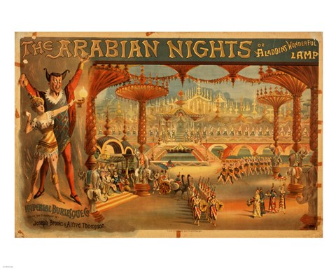 Framed Arabian Nights Print