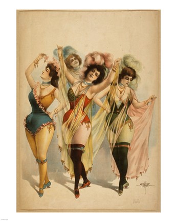 Framed Gaiety Dancers Print