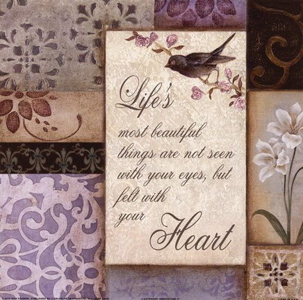 Framed Lavender Inspiration II Print