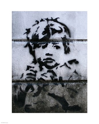 Framed Graffiti-Singapore Print