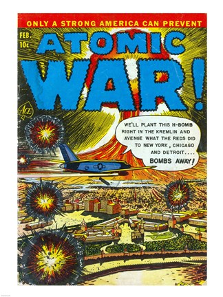 Framed Atomic War Print
