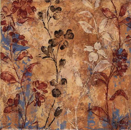 Framed Flowers and Honey II Print