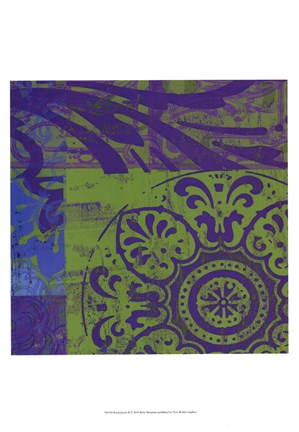 Framed Royal Jewels II Print