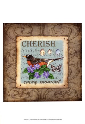 Framed Wings of Wonder III Print