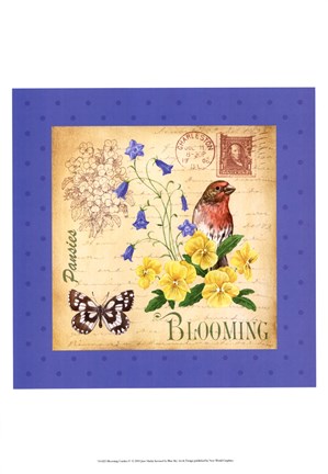 Framed Blooming Garden IV Print